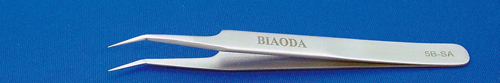 精密镊子SA：非磁性/电解抛光哑光5B-SA