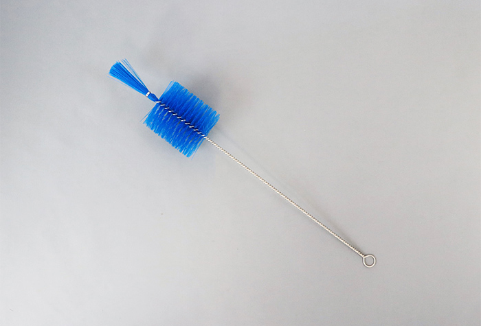 注射器洗涤刷20cc（PBT发型：蓝色）刷长85mm x直径φ27mmx总长度315mm（10件）