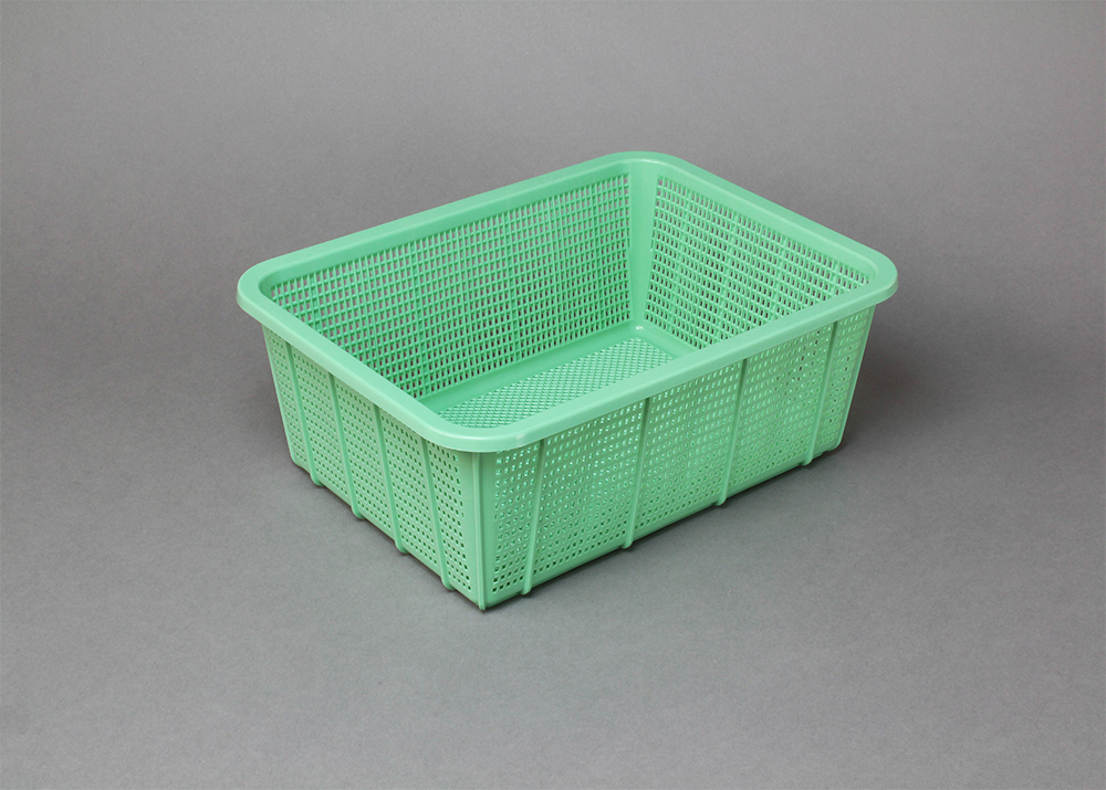 方篮，深型小，柔和的时间（绿色）