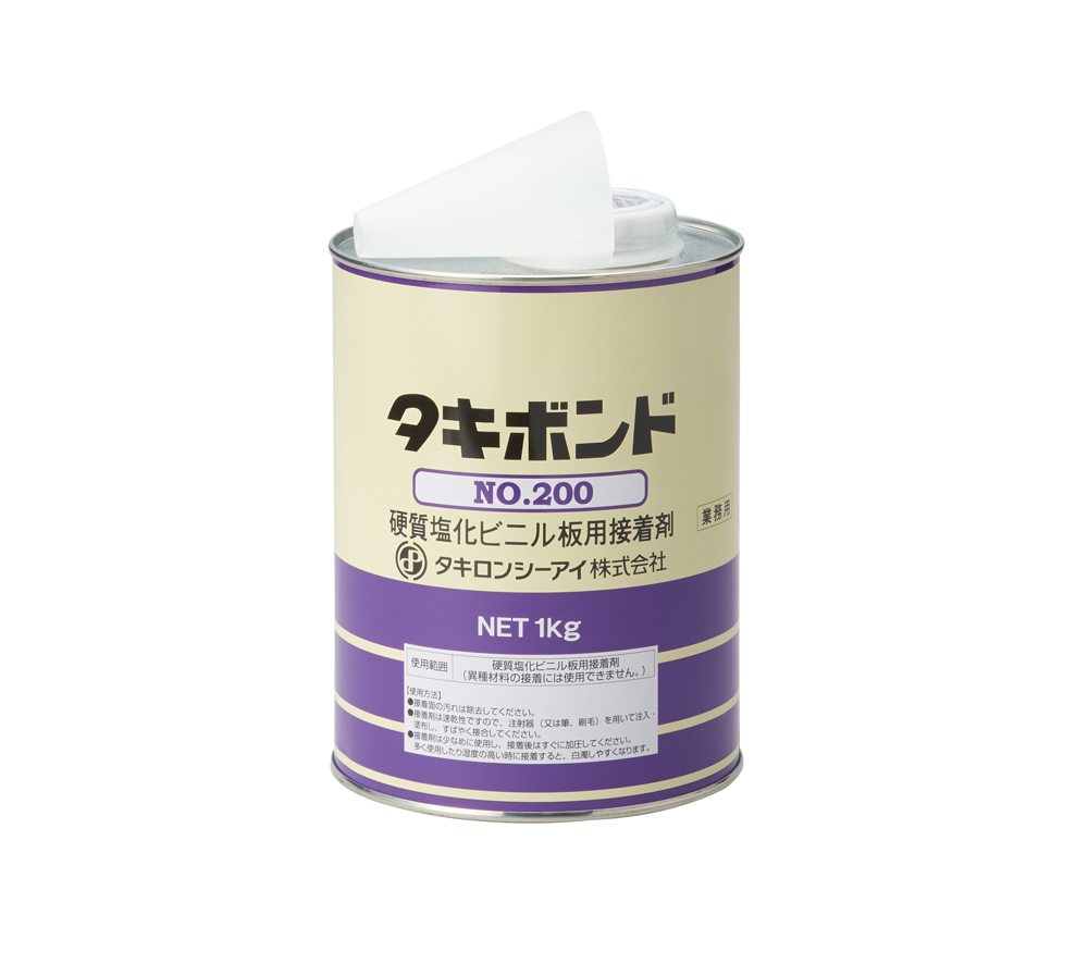 PVC粘合剂Takibond用于PVC板＃200 1kg