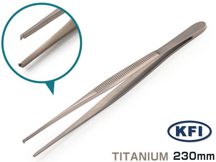 精密镊子K-17钛W23B-230mm（179223）