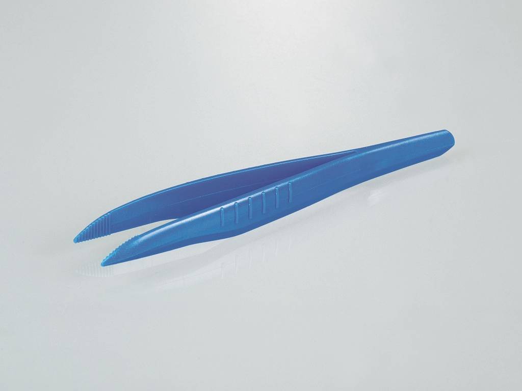 一次性镊子无菌直蓝色OB5375012BL（100件）