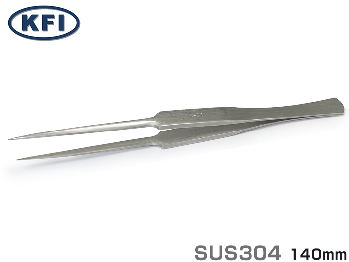 精密镊子K-31 140mm不锈钢（310001）