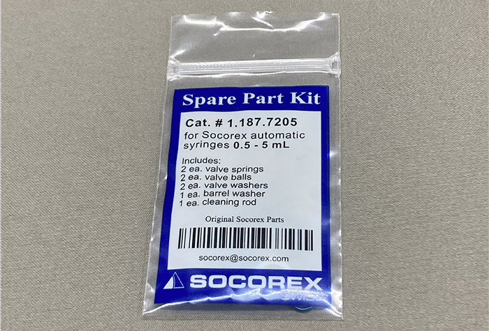Socolex SH连续分配器材料的消耗品：氟橡胶，PTFE，不锈钢