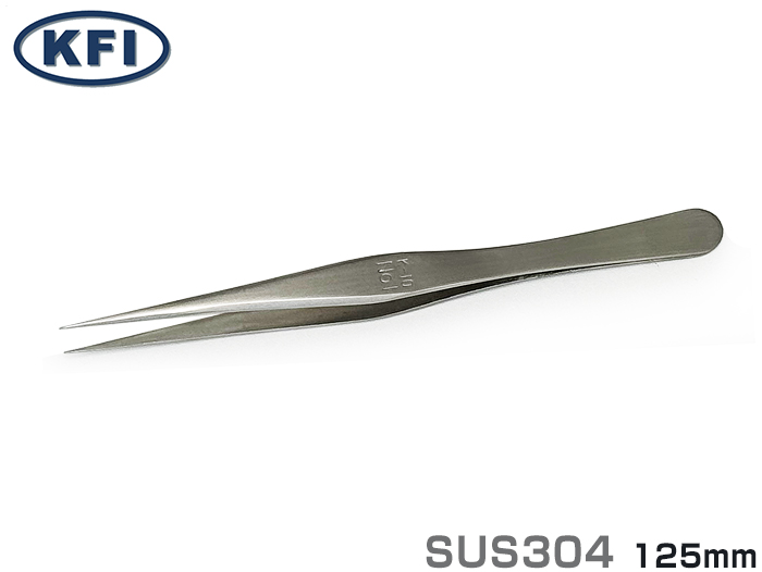 精密镊子K-10＃1 125mm不锈钢（100001）