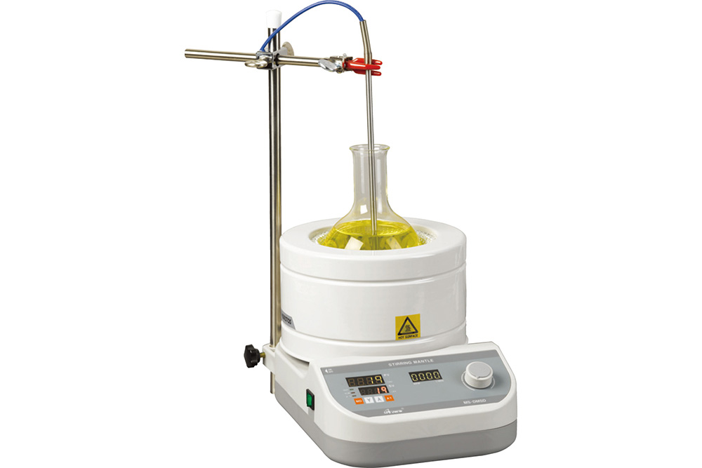 Flasco地幔加热器MS-DMSD3-10 1L带有数字温度控制器和入门，数字旋转速度显示器