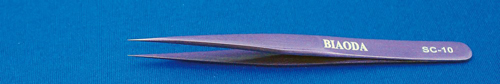 精密镊子颜色镀镊（抗酸性）编号SC-10
