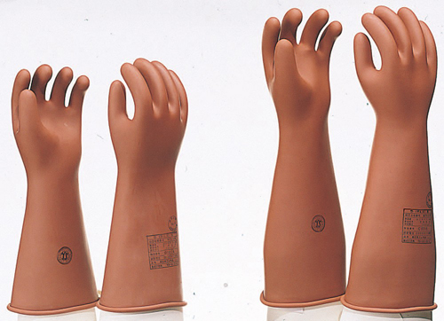 高压橡胶手套YS-101-23-3总长375mm