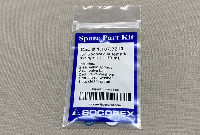 Socolex SH连续分配器材料的消耗品：氟橡胶，PTFE，不锈钢