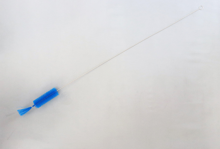 移液器清洁刷（PBT发材料：蓝色）刷长60mm x刷直径φ20mmx总长度500mm（10件）