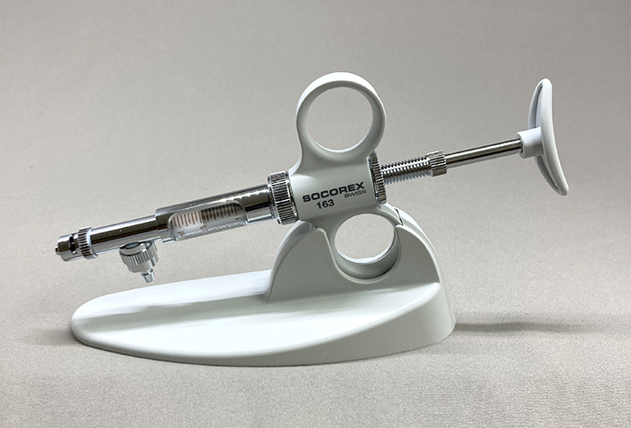 Socolex SH经典连续分配器容量：0.1〜1ml标度间隔：0.05ml