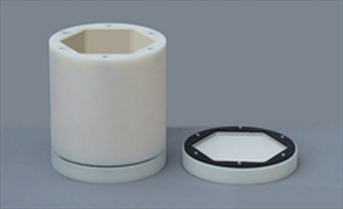 具有内表面的六边形尼龙磨锅，容量3L