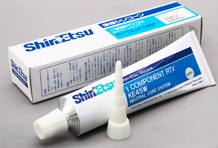 有机硅1组件RTV橡胶KE45W白色100克