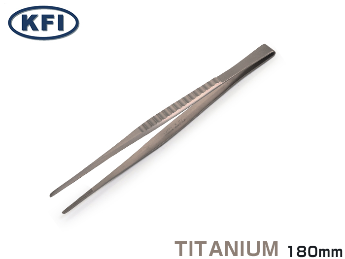 精密镊子K-37钛V18A-180mm（378113）