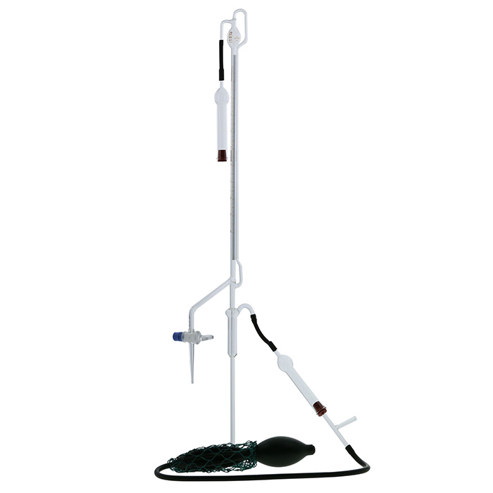 橡胶音调的自动壁球蓝色自旋带玻璃公鸡10ml 022170-10