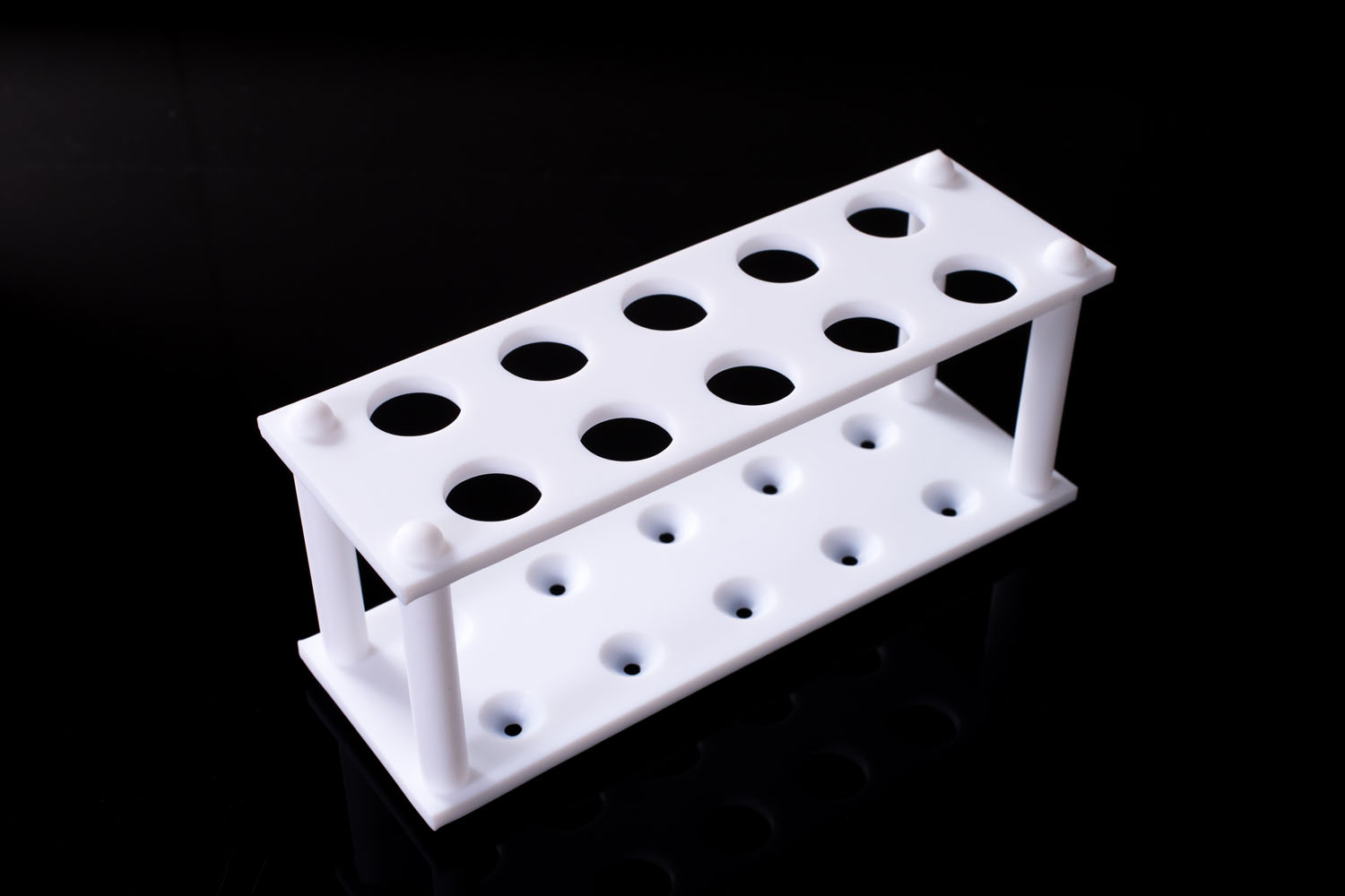 PTFE试験管立（19φ 2×5穴） CW29019