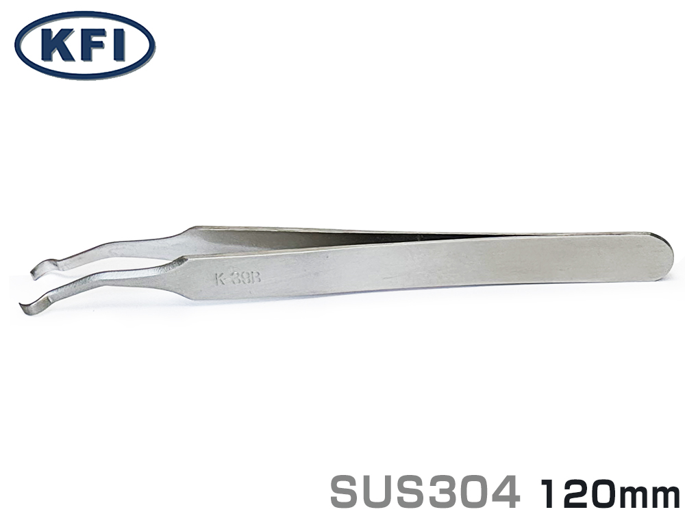 精密镊子K-39b 120mm SUS304（392111）