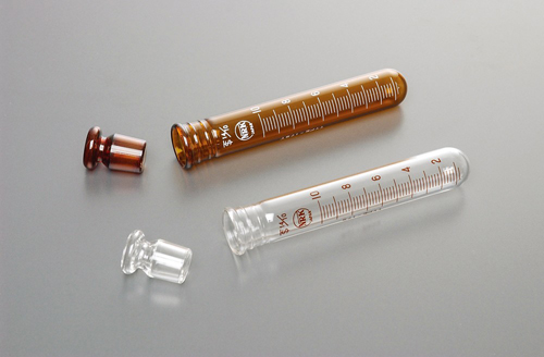 NRK共通折合わせ远心沉淀管 10mL 16-ST 茶色  小目盛0.1mL