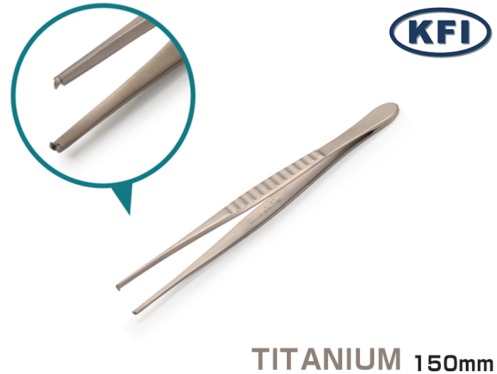 精密镊子K-37钛W15B-150mm（375223）