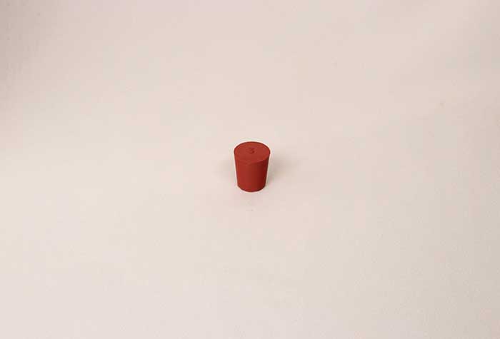 天然橡胶塞子红色NO5 22mm x 19mm x 23.5hmm