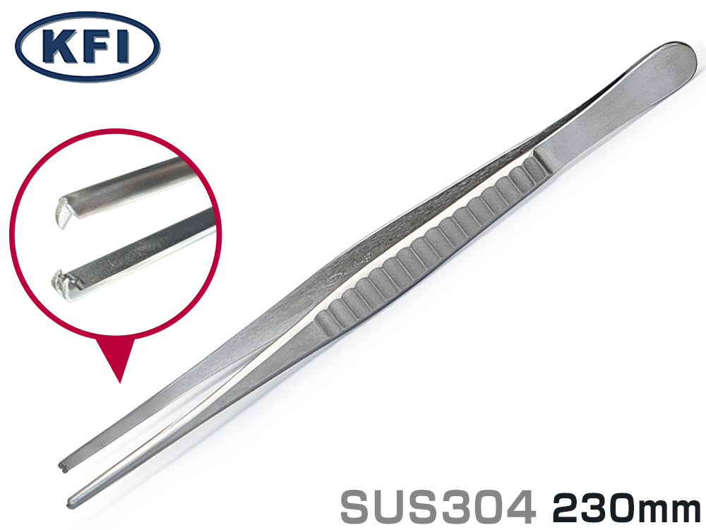 精密镊子K-37不锈钢W23B-230mm（379221）