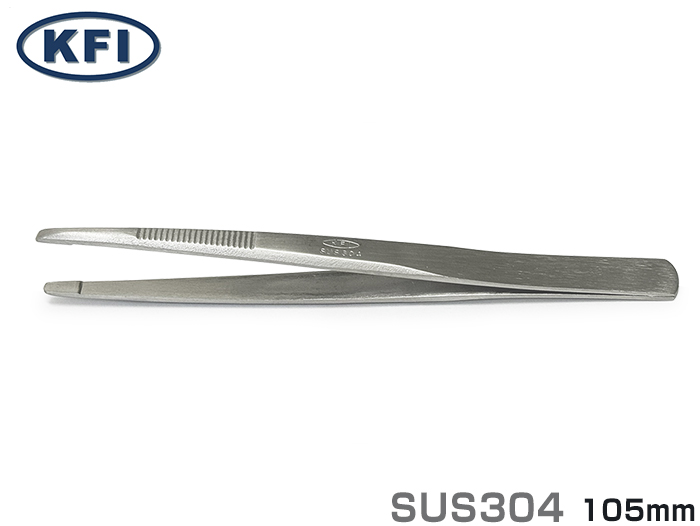 精密镊子K-33牢固105mm不锈钢（330001）