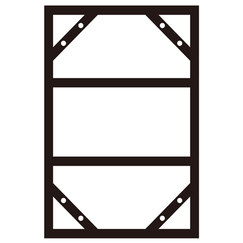 滑动角（300 x 600毫米，用于Meijiyama型）Khy-3SA 055300