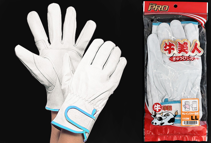 皮革手套配牛雨夹克110W LL