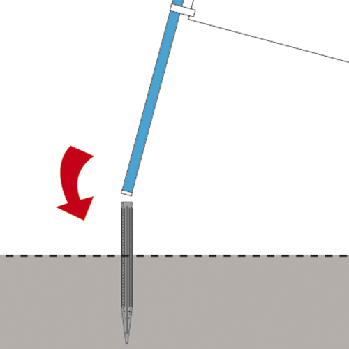 Nobori Stand Stand Nobori Pole Stand类型P 255114