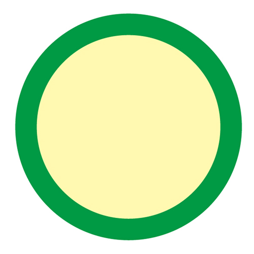 床用标识（蓄光） 蓄光 Ｄ   069004