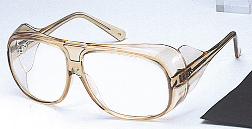 保护性眼镜2眼型YS-190棕色（中型）宠物镜头重量42g