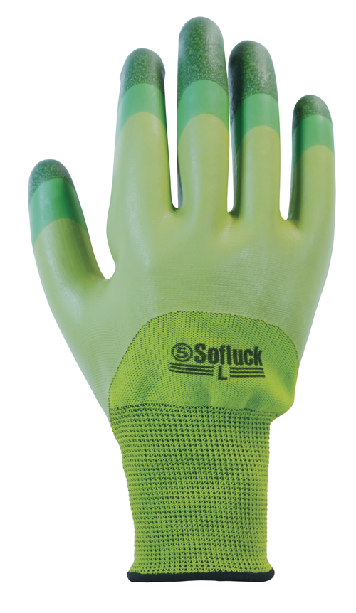 手套SR1900-gr-l Soflak＃1900绿色L