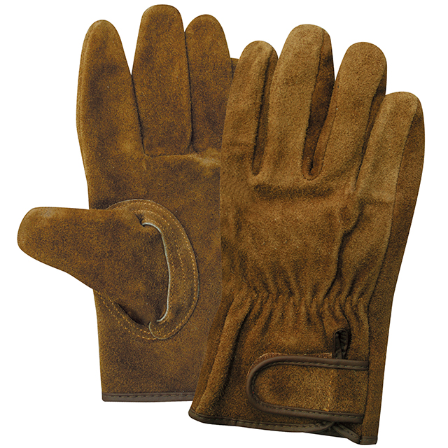 油脂皮革手套KS846棕色魔法大小10双10对