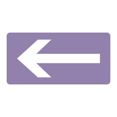 JIS管道识别贴纸（水平类型）HY-611M 382611