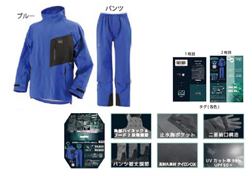 [停产]摩托拉斯Pro M770雨服5l蓝色