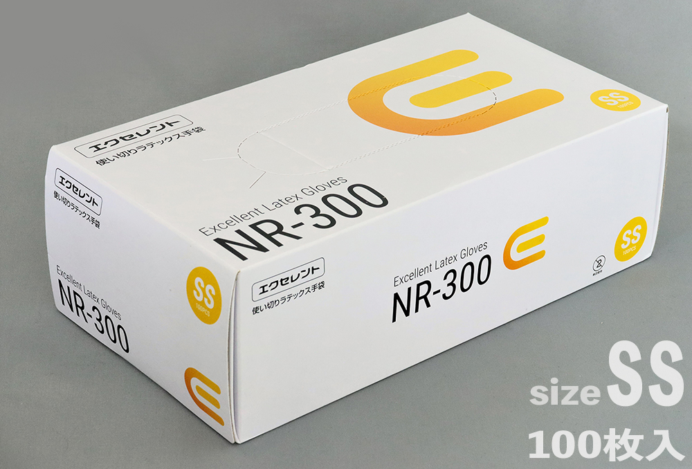 优质 胶手套NR-300无粉末SS