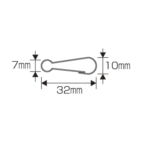 金属配件，快照钩，金属配件06，一组10件，137060