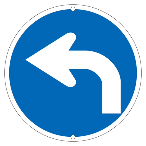 道路标识 道路 ３１１－Ｂ左   133153