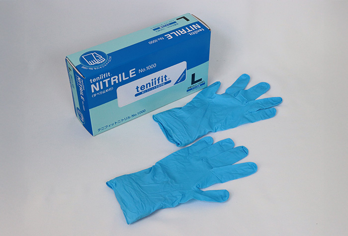 Teniifit Nitrile No.1000 L尺寸100张