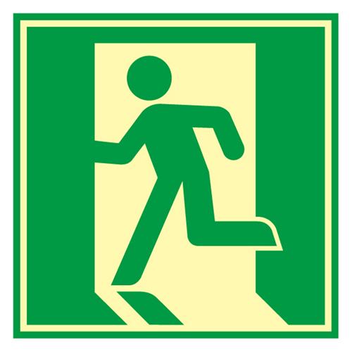 门撤离标记磷光E 069005