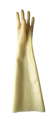 天然橡胶手套用于 炸，右手LL