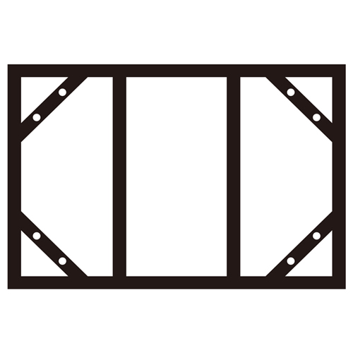 滑动角（300 x 600毫米，用于明治山类型）KHT-3SA 053300