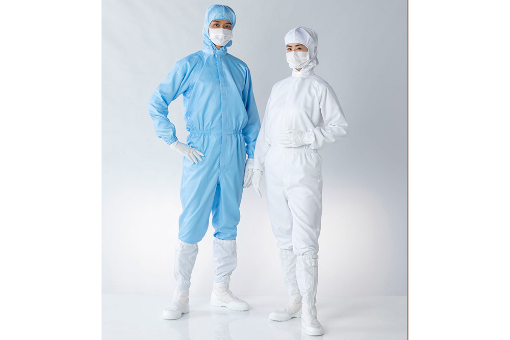食品集成的tsunagi服装可防止异物污染FL1403-01蓝色LL