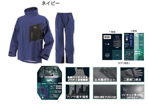 [停产]摩托拉斯Pro M770雨服5L海 