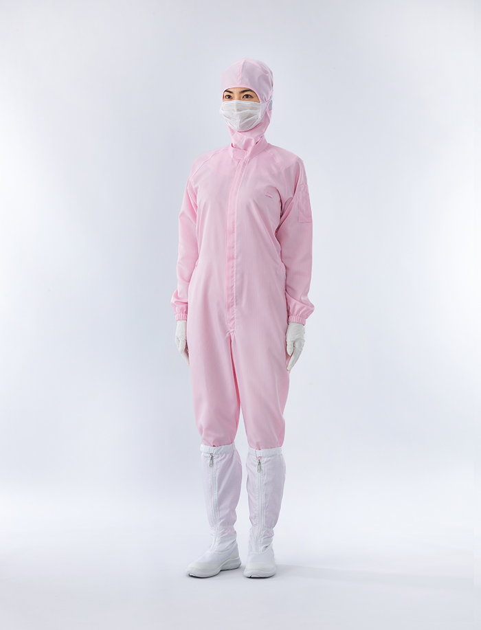 前拉链干净西服CJ1032粉红色3L