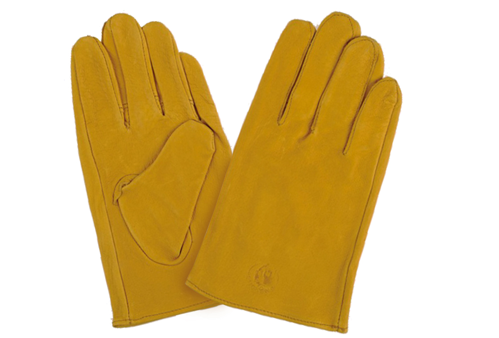 Poky（标准）猪皮手套L黄色