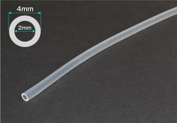 硅胶橡胶管2mm x 4mm切割