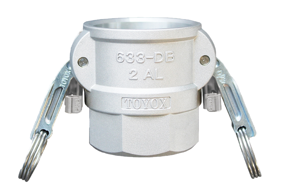 Camlock双锁类型铜菜单（铝合金）633-DBL 4英寸AL