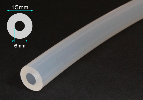 有机硅橡胶管6mm x 15mm切割