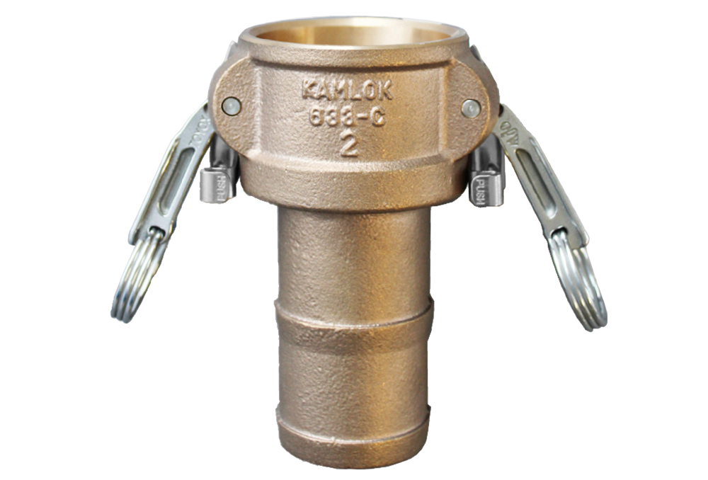 Camlock双锁耦合器（青铜）软管柄633-CL 2英寸BR（对于软管内径50mm）
